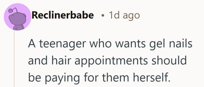 Freedom to choose the look can also come with freedom to fund it.