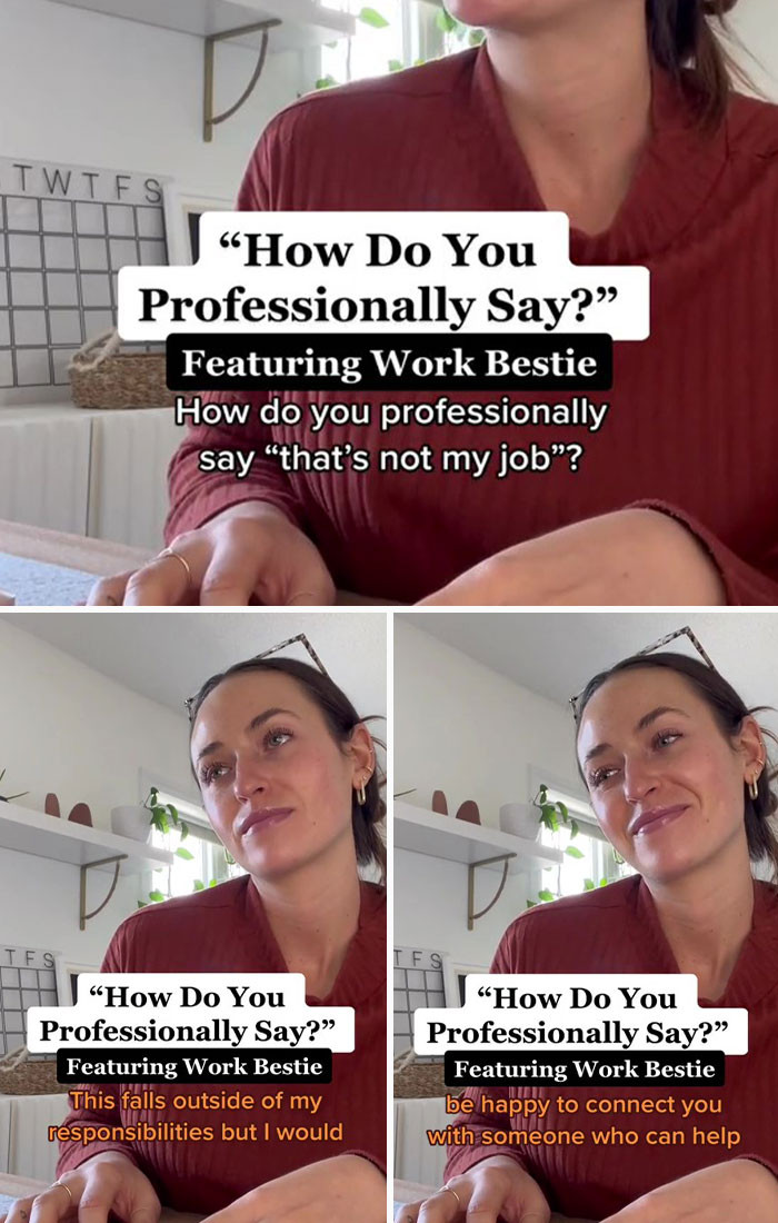 10. That is not my job