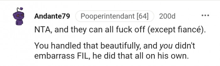 You handled that beautifully