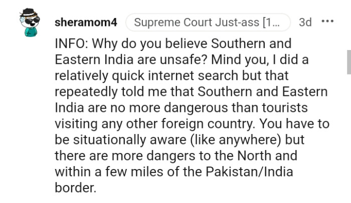 This Redditor had to go and do a relatively quick internet search