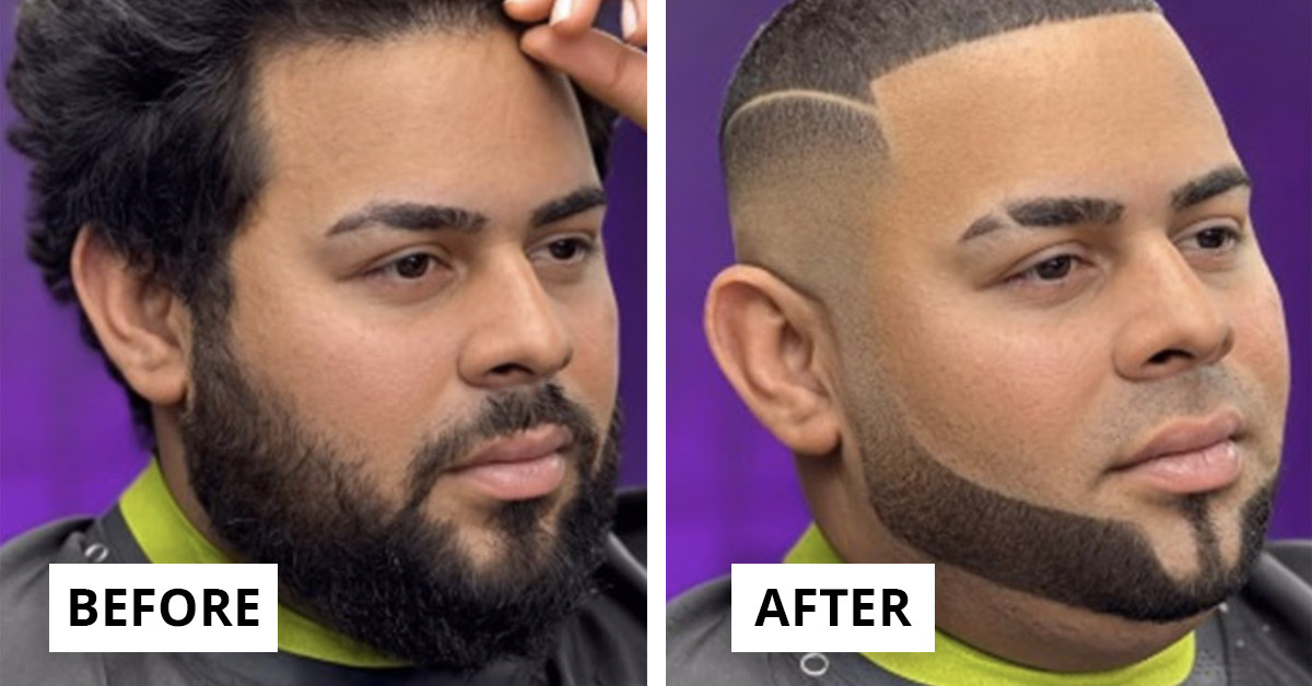 26 Before-And-After Photos That Show What One Barbershop Visit Can Actually Do