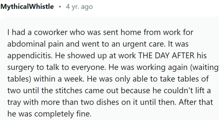 Some people got off easy