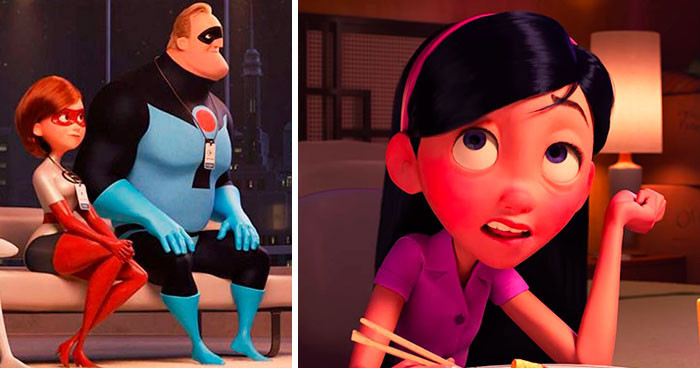20. Incredibles (2004) Elastagirl’s Original Suit Was Red And Mr. Incredible’s Suit Was Blue, Their First Child’s Name? Violet