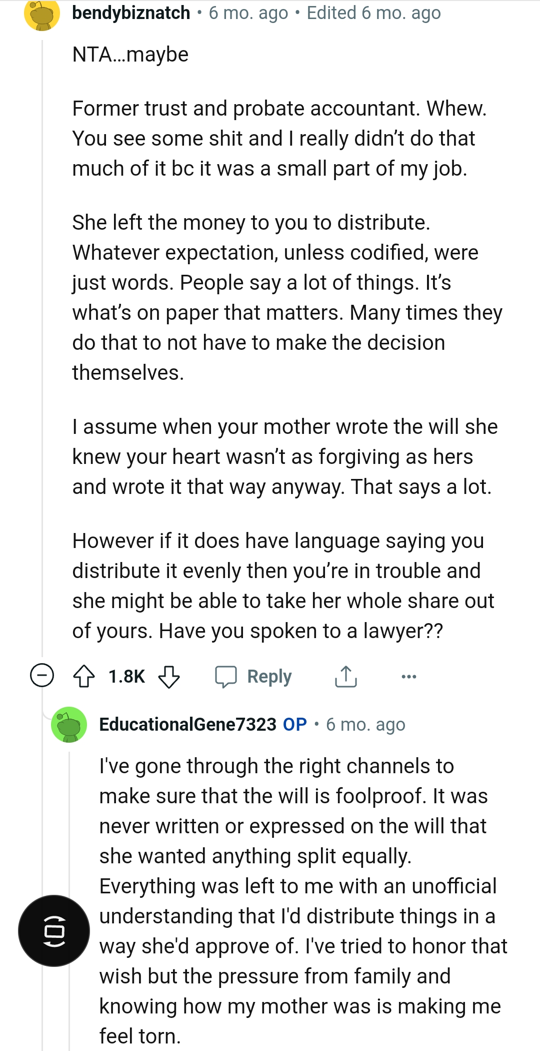 It was a small part of the job