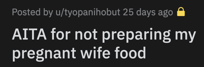 OP's wife brushed him off and said she's still okay