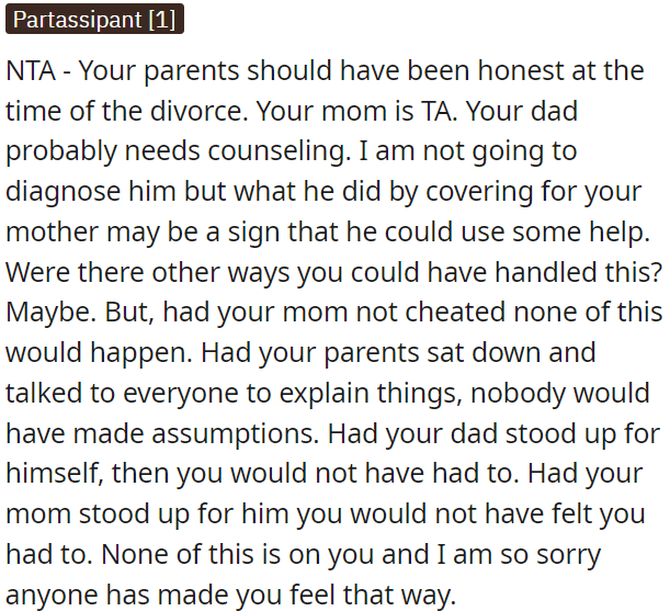 OP's actions were a response to their lack of communication and honesty.