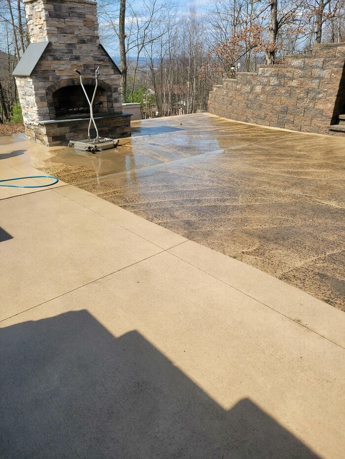 "Practically Brand New Concrete Now. I'm Impressed"