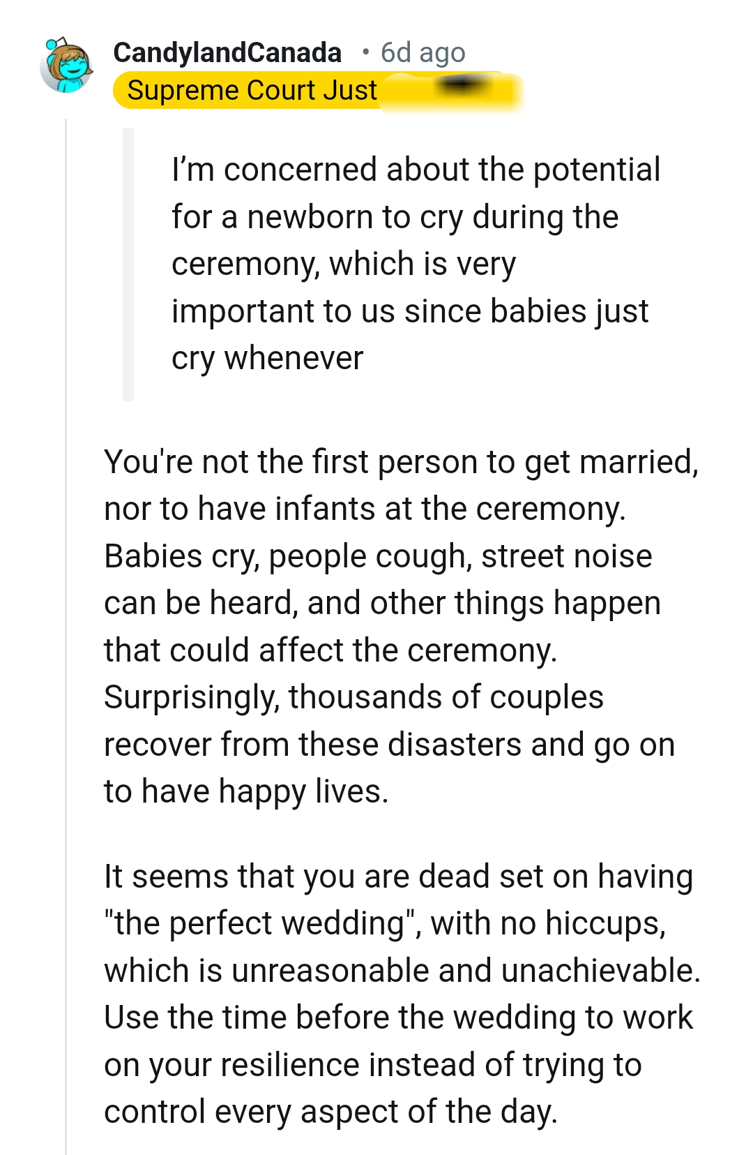 Other things can happen