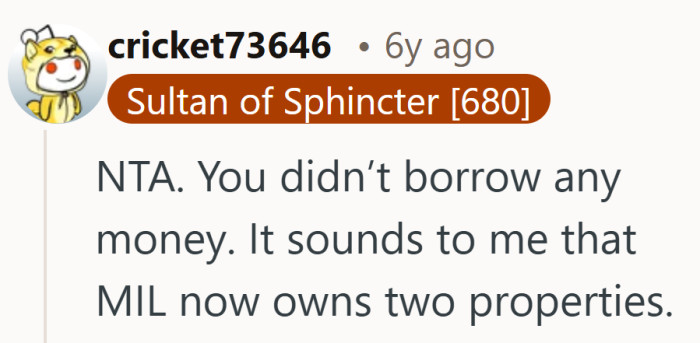 If his name was never on the loan, the responsibility feels strangely reassigned.