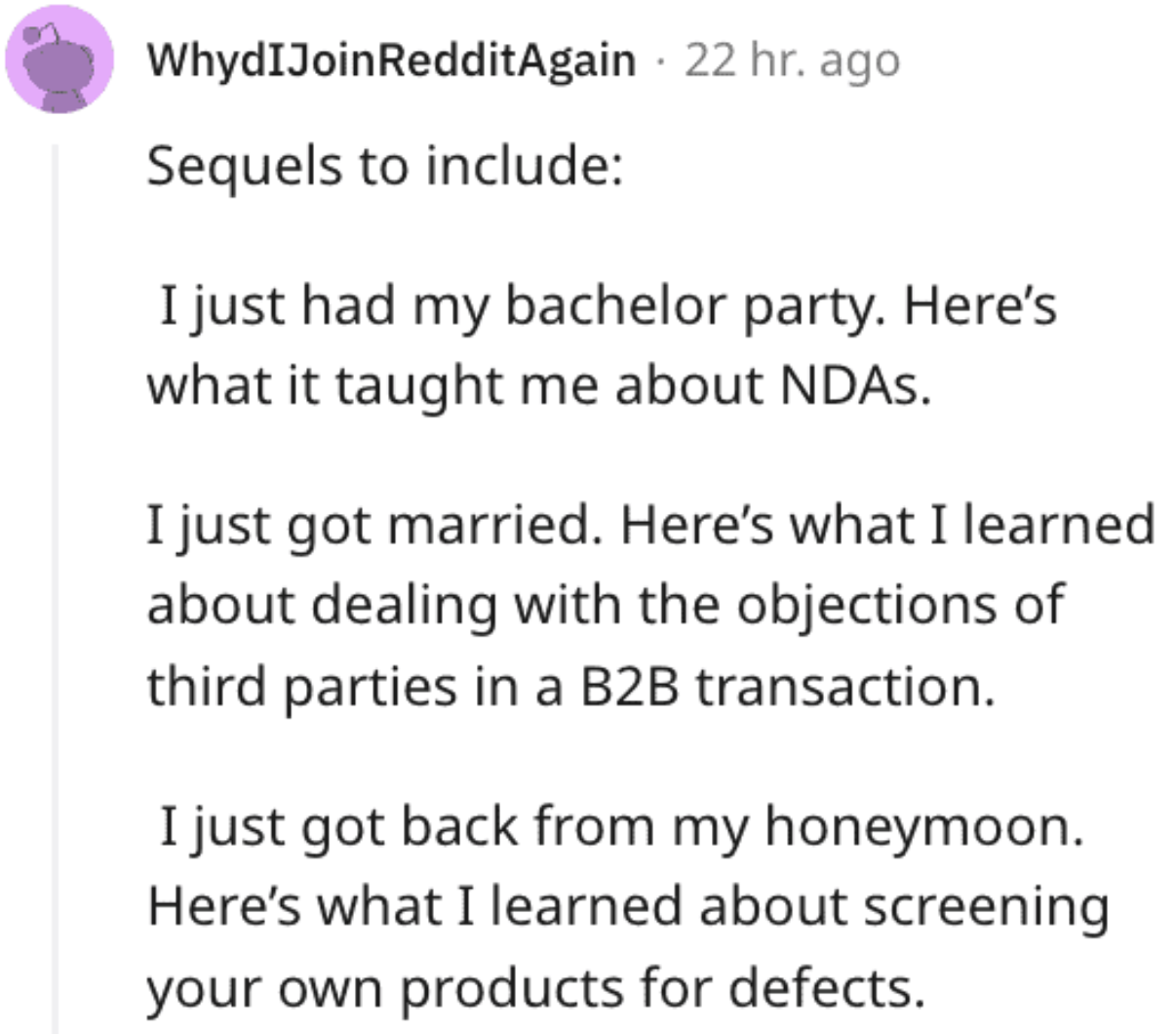 We’re literally at the edge of our seats.