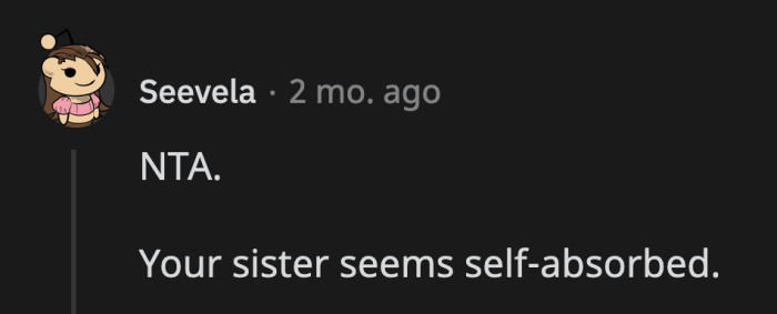 Someone was mad they weren't the center of attention for once