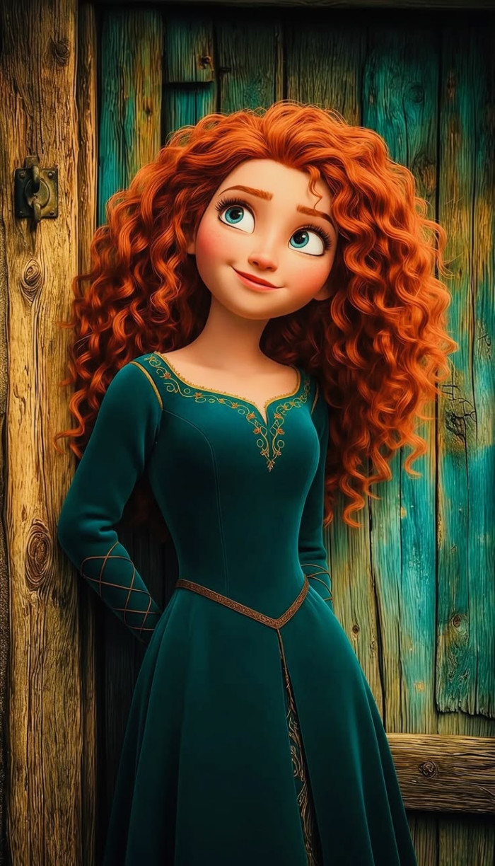 Ariel and Anna, famous ginger Disney characters with red hair.