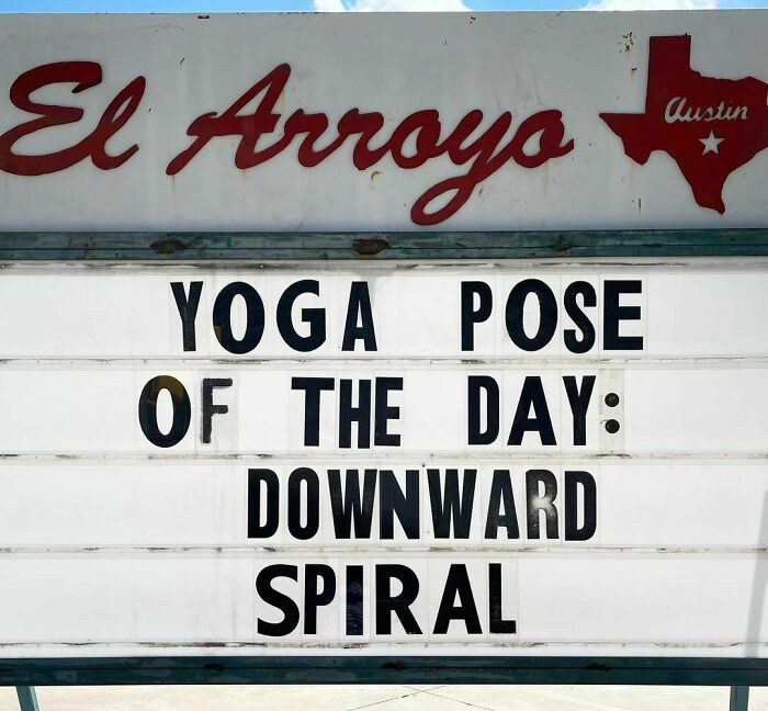 2. No downward spirals, okay?