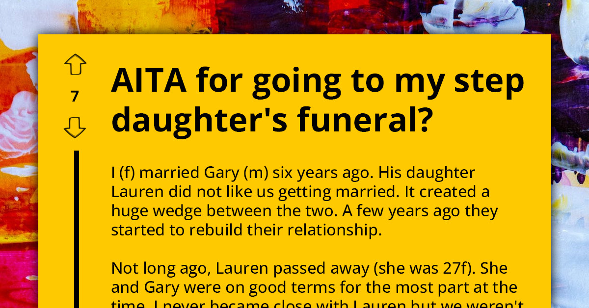 Perplexed Wife Faces Family Tensions After Attending Her Stepdaughter's Funeral