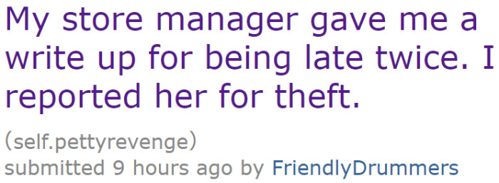 The employee decided to share their experience with the r/pettyrevenge community over at Reddit.