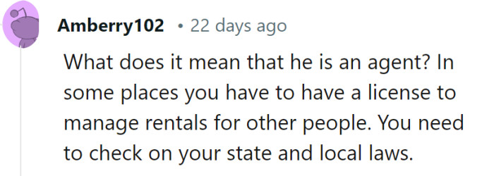 It's like giving someone a role in the landlord sitcom, but yeah, make sure they've got the right credentials for their part. It's the rental show, after all!