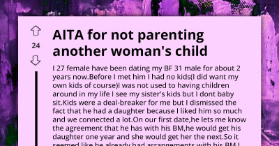 Reality Sets In As Woman Declines To Parent Partner’s Child Amid Issues With His Soon-To-Be Ex