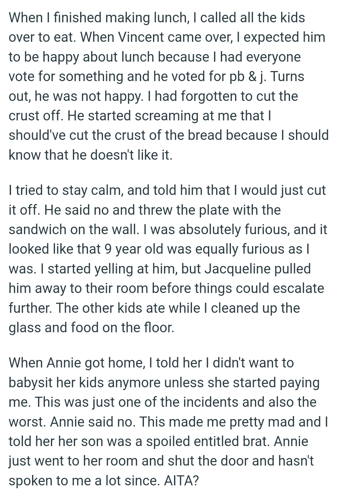 OP Was Absolutely Furious, and It Looked Like That 9-Year-Old Was Equally Furious as She Was