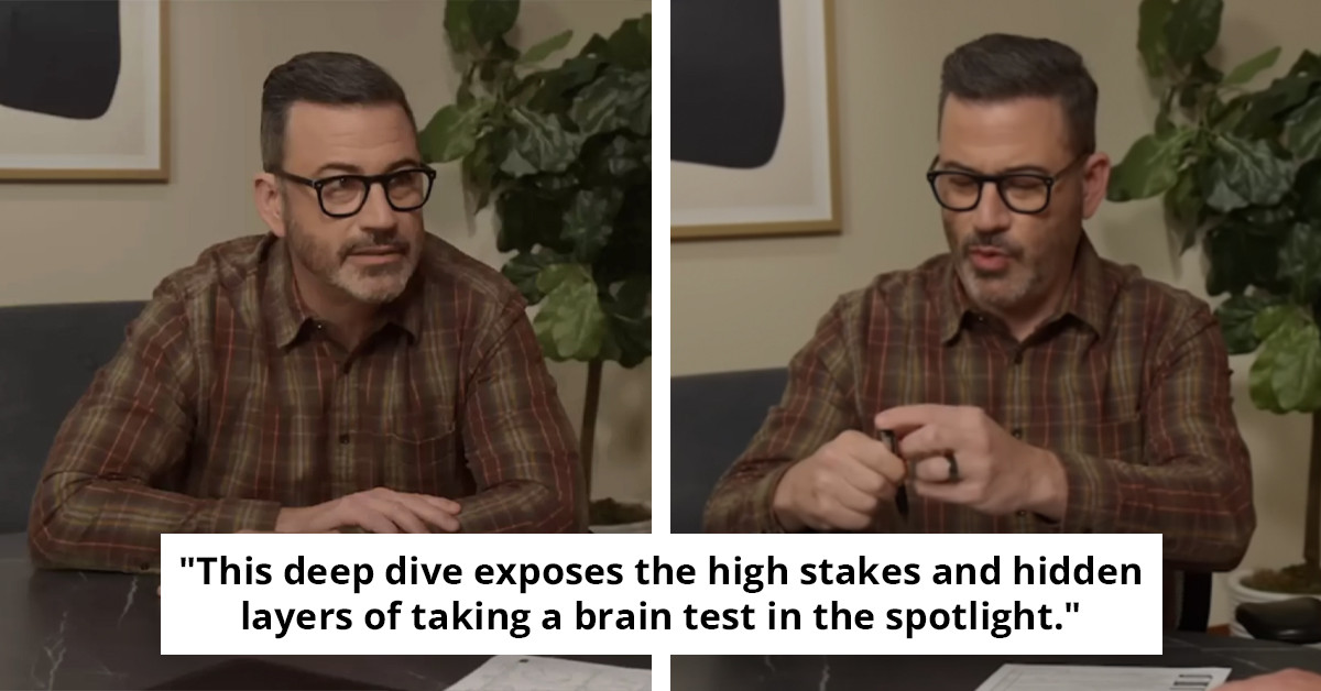 Jimmy Kimmel bravely undergoes Trump's 'cognitive' assessment and reveals the challenging experience