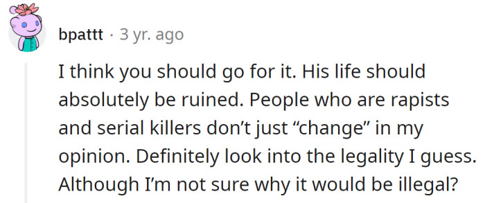 One Redditor agreed the OP should do it