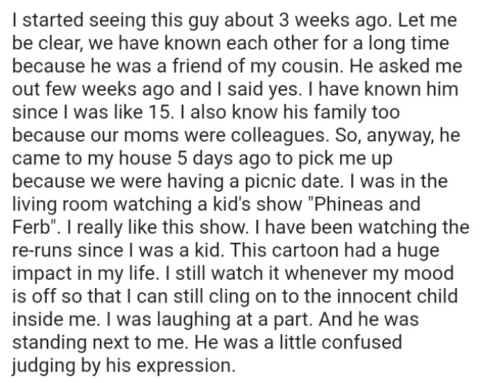 The OP Knows Her Boyfriend's Family Too Because Their Moms Were Colleagues