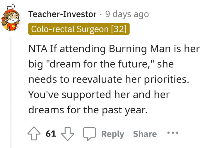 7. You have been her number one support system, and all you get in return is this?