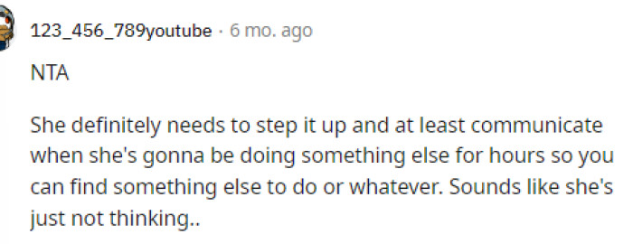 People mentioned that she does need to step up her hosting game, and maybe it's best that she was told this before someone else has to deal with staying at her place like that.