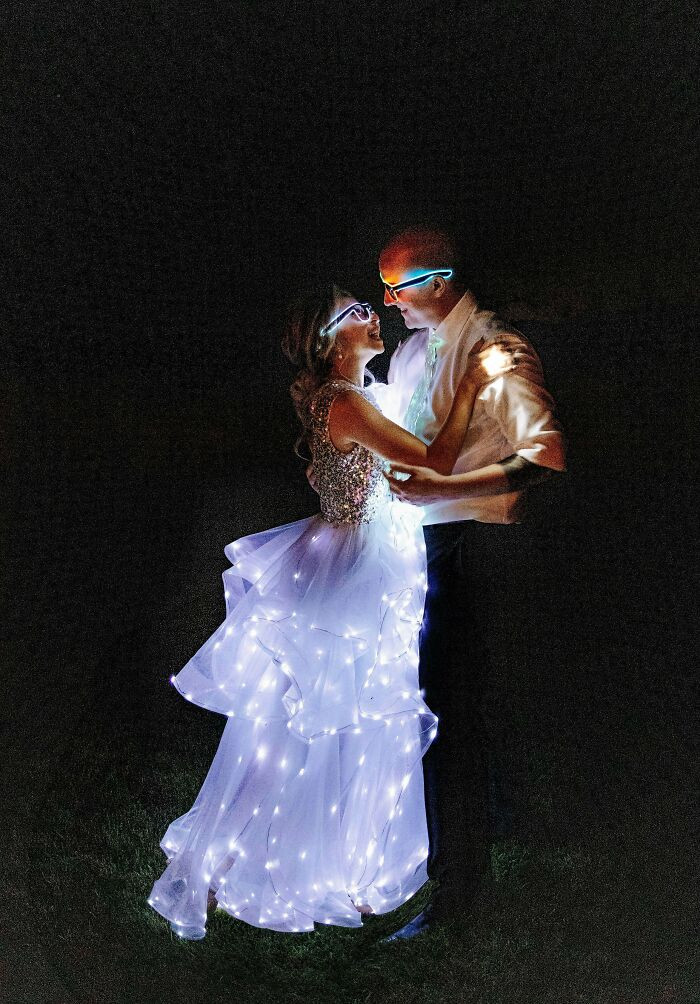 "Ladies And Gentlemen, I Make A Light Up Dress For My Wedding After Party"