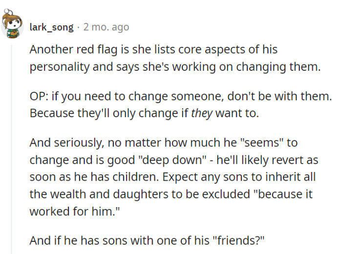 Trying to reshape core traits is like teaching a pineapple to ride a bicycle—both fruitless and amusingly absurd.
