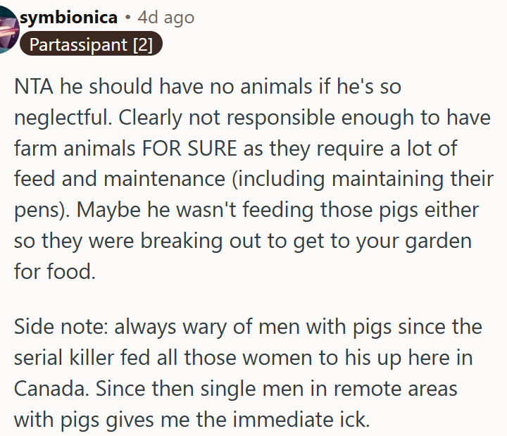 A Neglectful Neighbor Shouldn’t Have Animals.