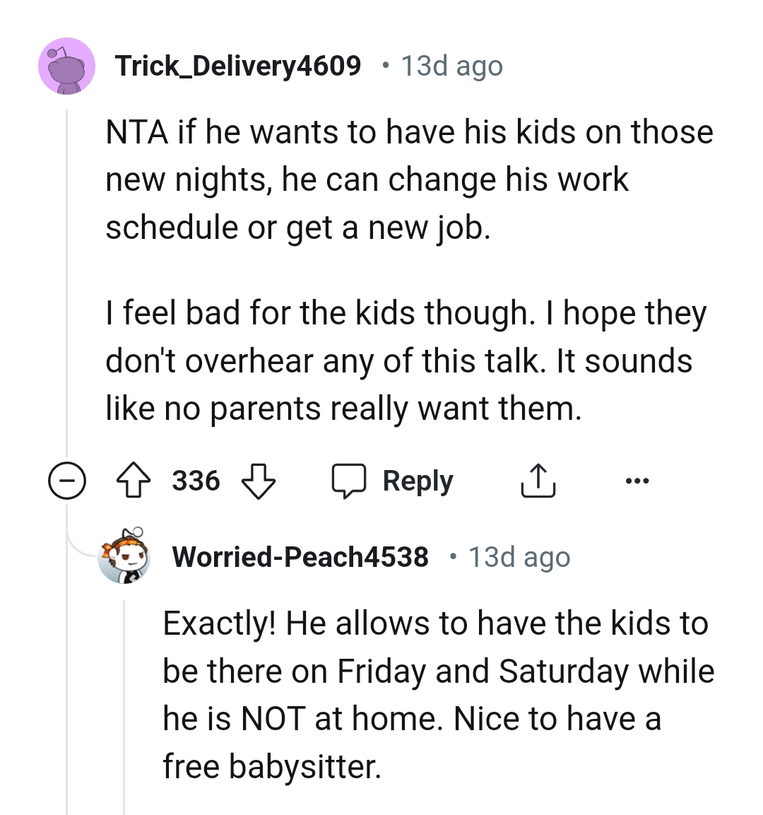 We've gathered some of the most upvoted comments from other Redditors for you to read through below