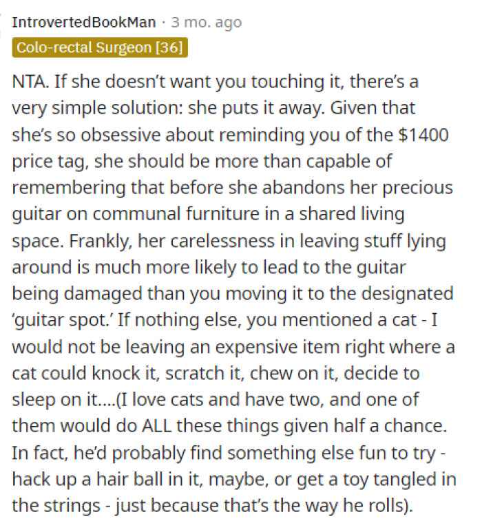 There is a simple solution here, but perhaps there is some discussion to be had around leaving belongings out, especially if they are of high value.