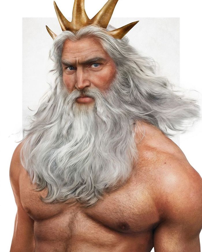 11. Realistic picture of King Triton