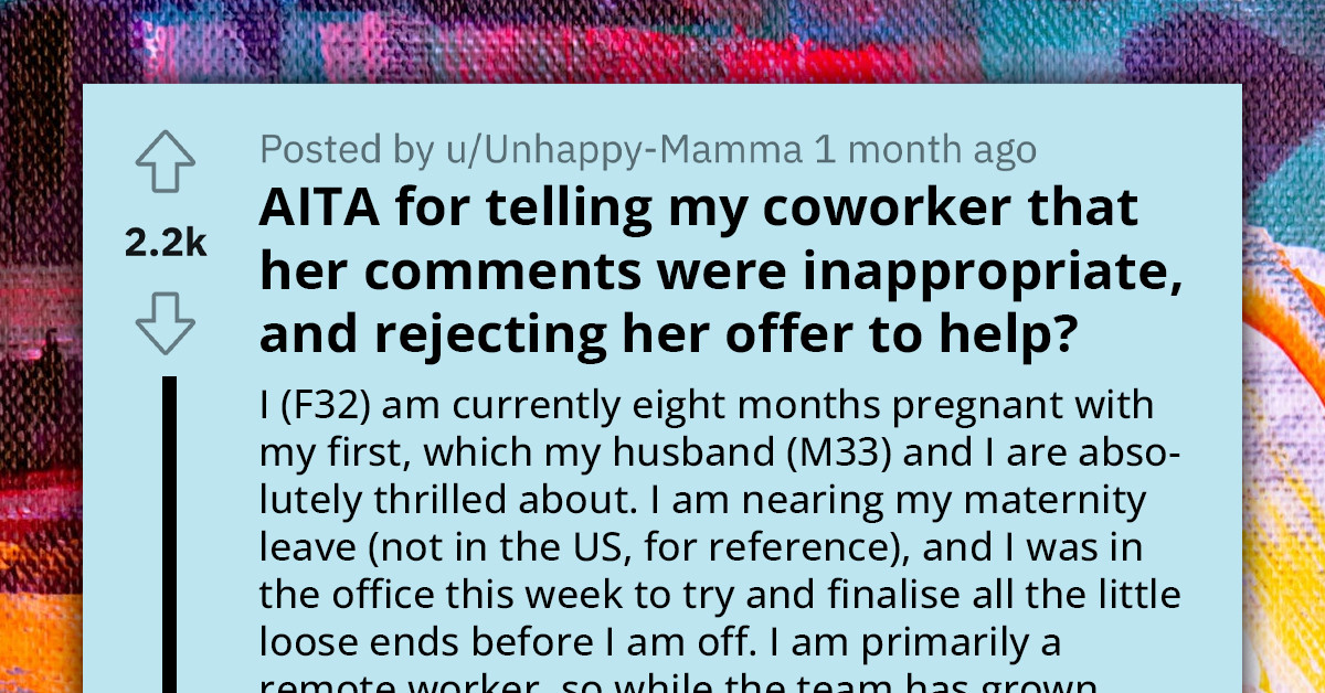 Pregnant Woman Horrified When Coworker She Meets For The First Time Shares Her Traumatic Birth Story In Detail And Offers To Be Her Birthing Coach