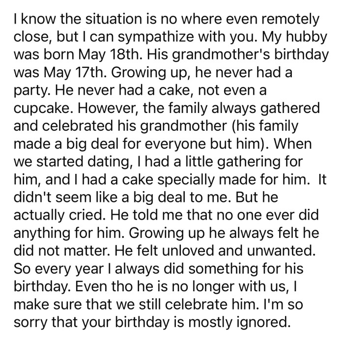 Small gestures like these can mean the world to someone.