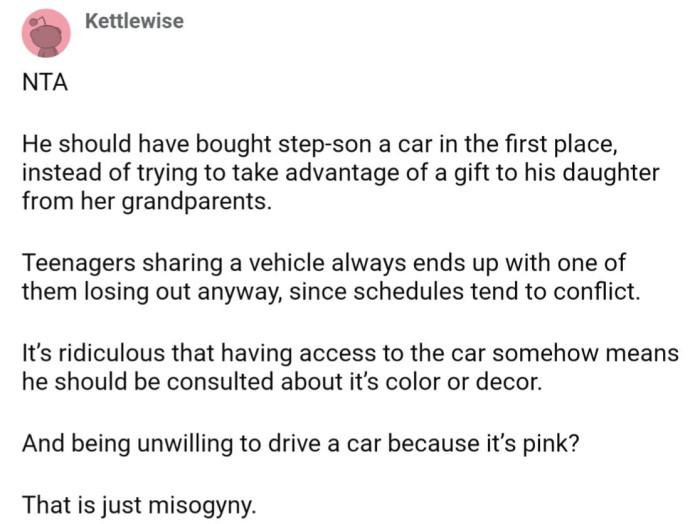 OP's brother should have bought his stepson a car in the first place, not use his daughter's gift from her grandparents
