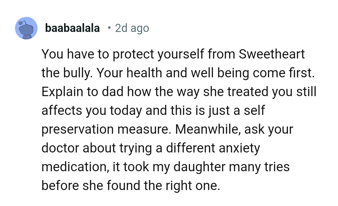 A different anxiety medication