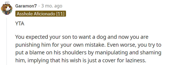 Misguided assumptions here and there.