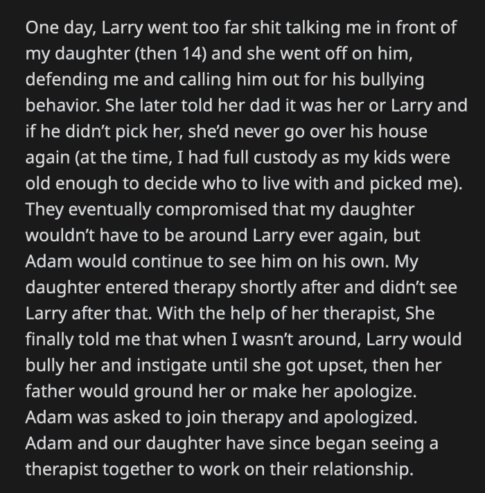 OP's daughter didn't want to go to the funeral. She explained her reasons to OP, and OP respected her daughter's choice.