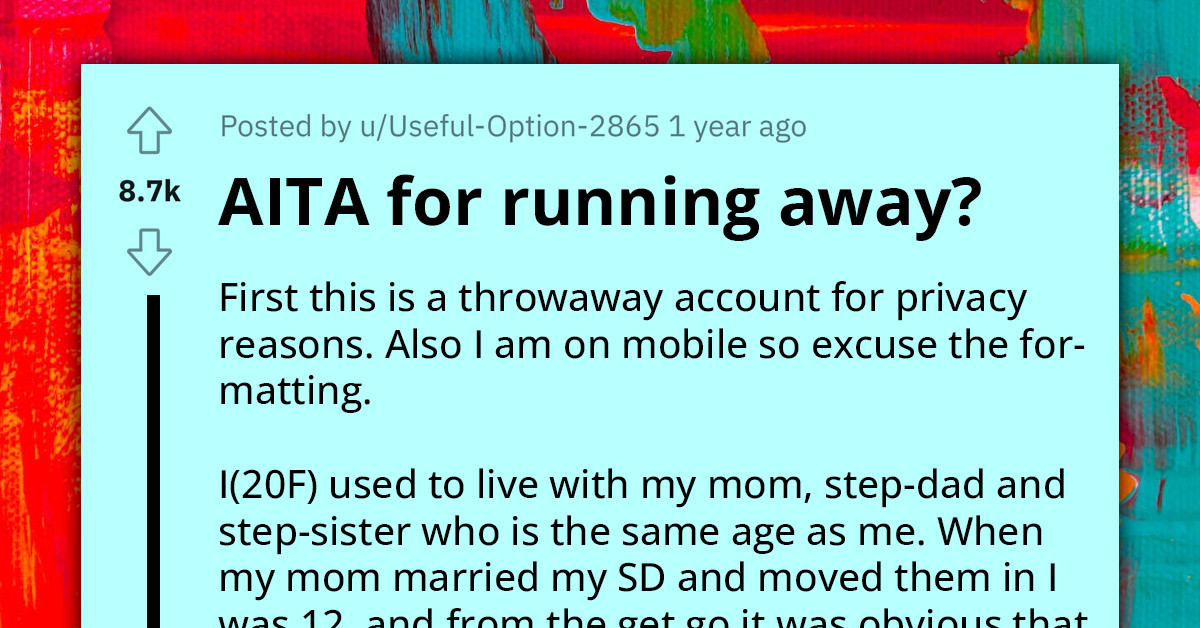 19-Year-Old Leaves Home in the Middle of the Night After Spending Seven Years Taking Care of Her Mentally Ill Stepsister