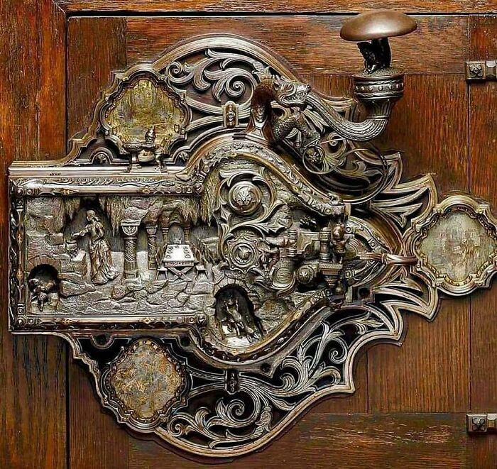 A Door Lock Created In 1911 By The German Locksmith Frank L. Koralewsky (1872-1941)