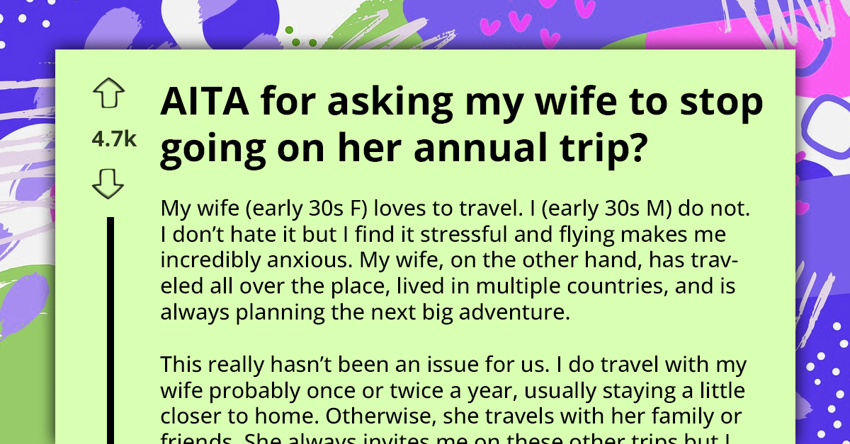Husband Grows Increasingly Suspicious Of Wife’s Decade-Long Solo Trip Tradition To ‘Mysterious’ Location Each Year
