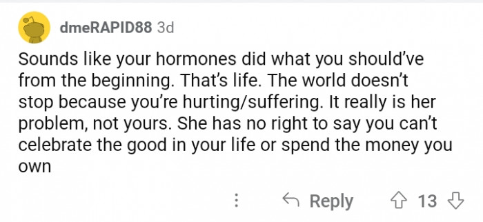 17. Your stepsister is playing the victim to make you feel that you are at fault.