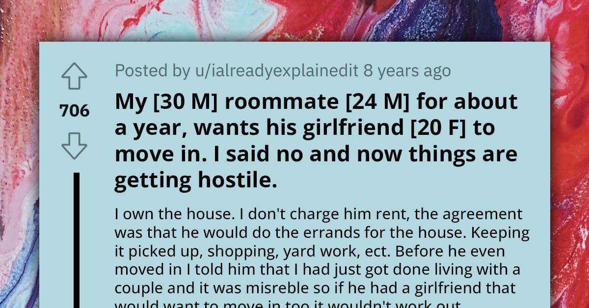 Conflict Erupts As Homeowner Objects To Roommate's Girlfriend Moving In Without Contributing To Rent