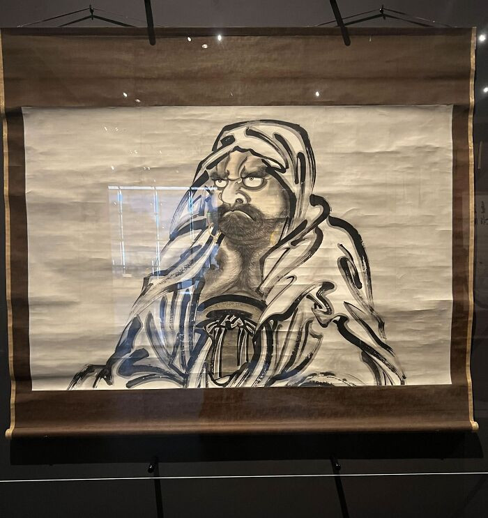 “Daruma (Bodhidharma)” By Kawanabe KYösai (1831-1889), Japan, Meiji Period, 1888