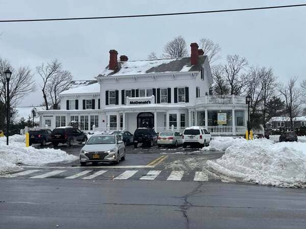 28. An old estate by my house was converted into a McDonald’s.