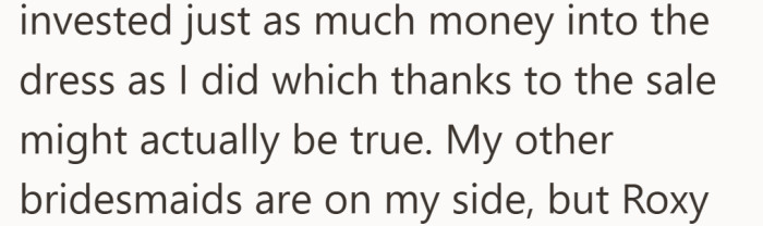 Even with support from others, the disagreement between them is not going away.