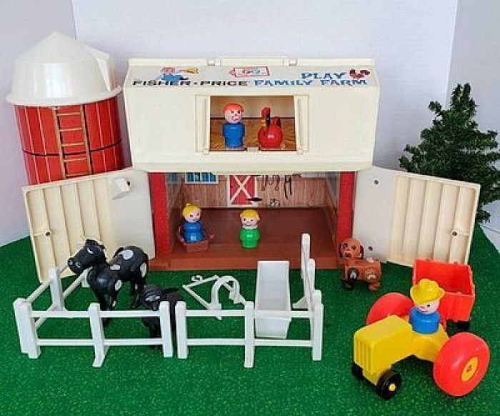 67. Fisher Price Little People Farm - $68.95