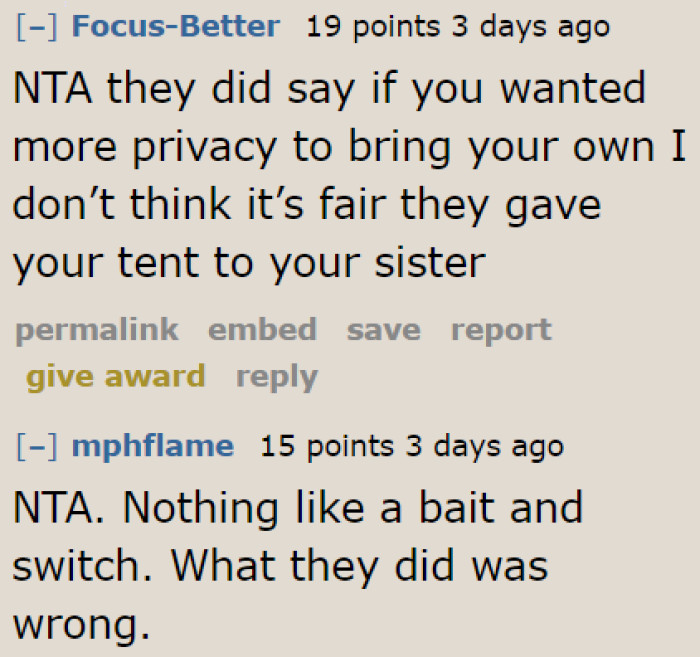 The parents are the real a-holes here. Poor OP.