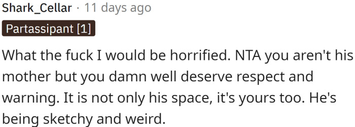 OP deserves respect and warning.